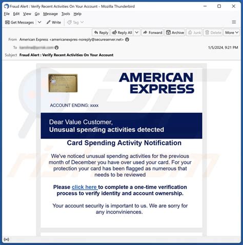american express fraud claim.